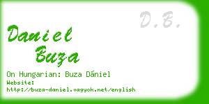 daniel buza business card